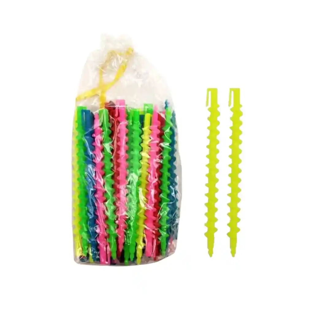 Bigudíes En Espiral Para Rizos Definidos | Set Multicolor