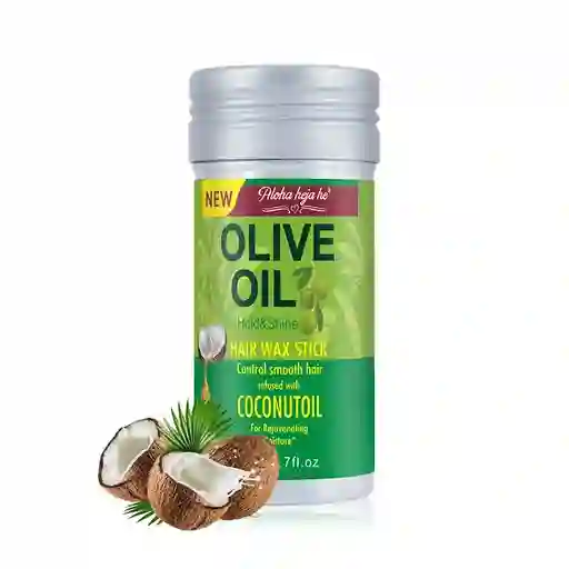 Cera En Barra Con Aceite De Oliva Y Coco | Olive Oil Hair Wax Stick 75g