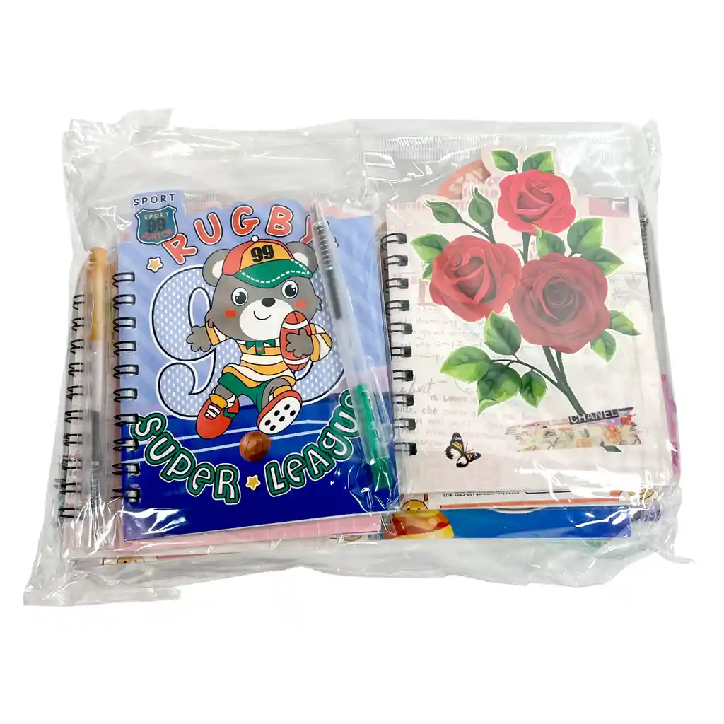 Libreta Anillada Forma Con Lapiz 1 Unidad