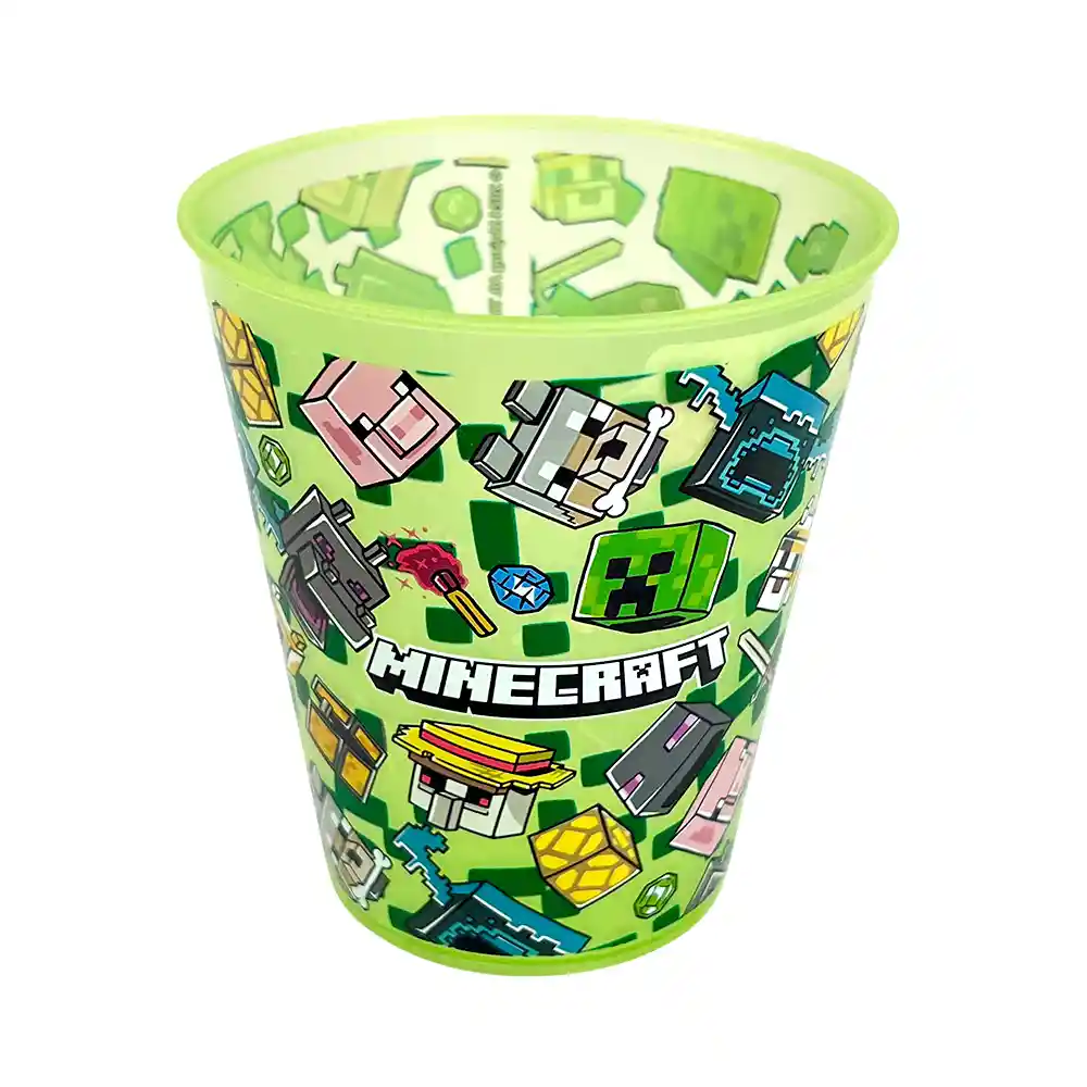 Vaso Reutilizable Minecraft 4 Unidades