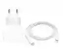Cargador Completo De Iphone 20w Carga Rapida Apple Certificado