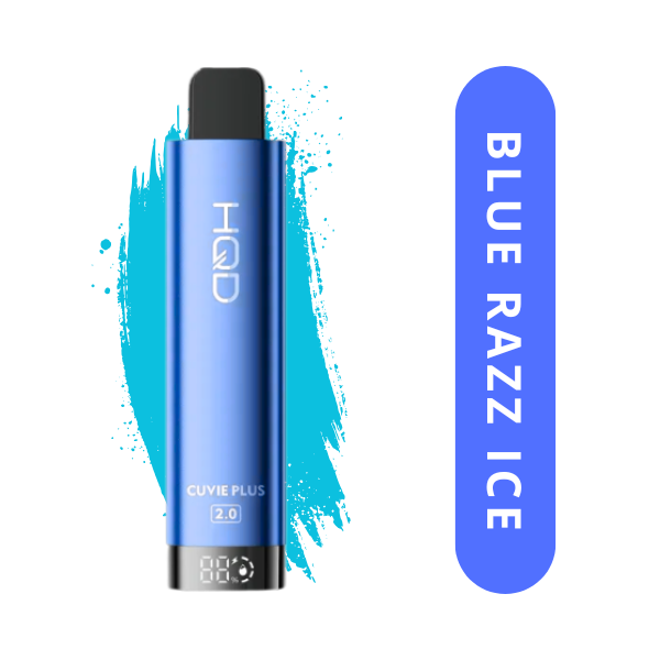 Vape Hqd Blue Razz Ice 9000 Puffs - Rappi