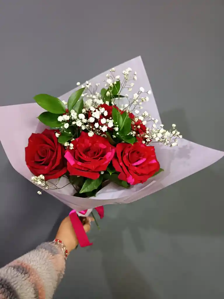 Ramo De 10 Rosas Ecuatorianas