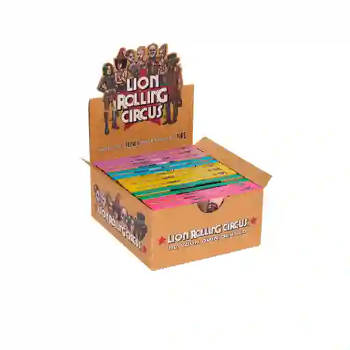 Papelillo Lion Rolling Circus Ks Unbleached + Tips