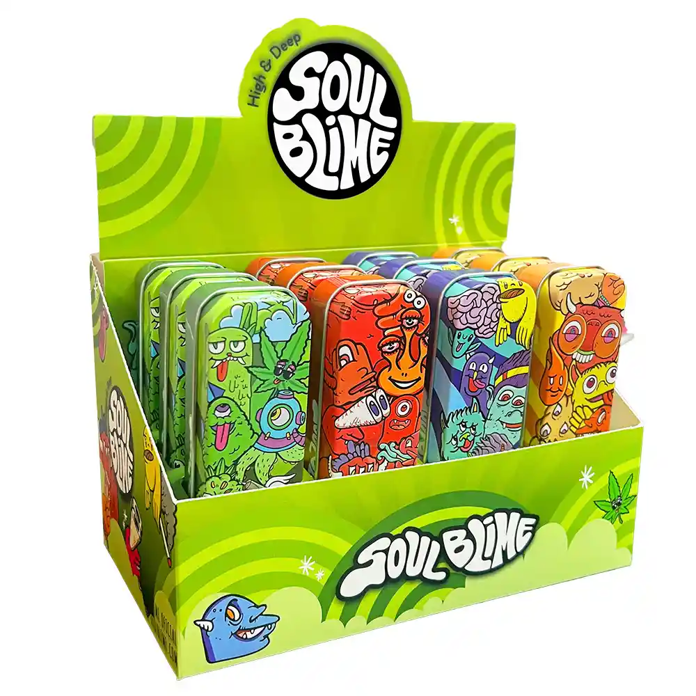 Contenedor De Tapa Desmontable Soulblime - Rojo