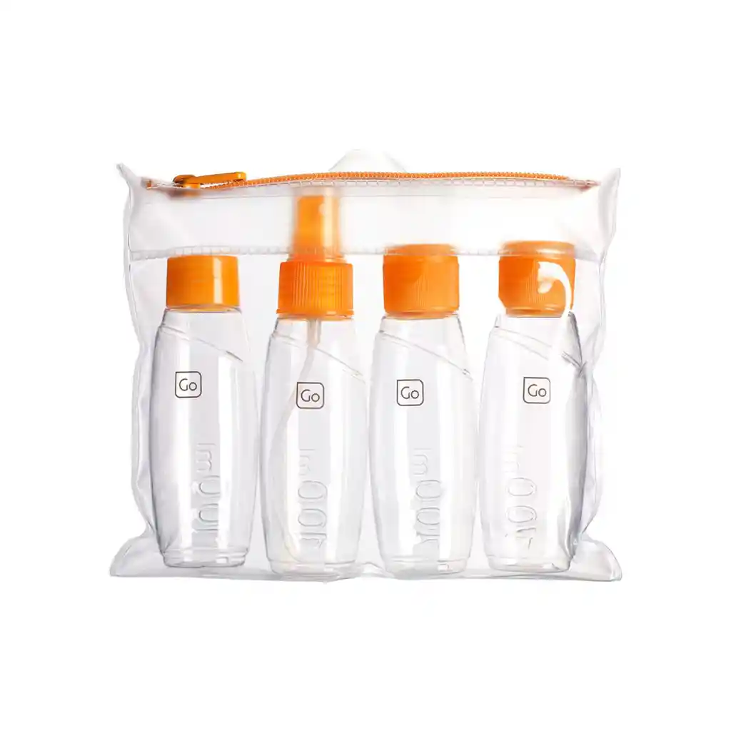 Set 4 Botellitas Para Cabina 100ml + Estuche