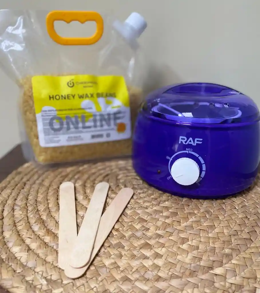 Kit Depilatorio (olla, Cera 1 Kg, 3 Paletas)