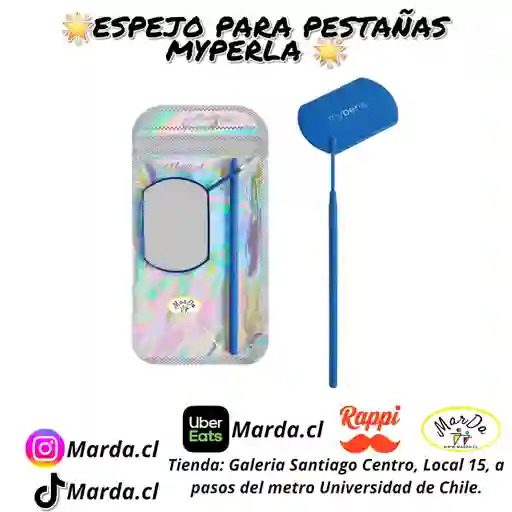 Espejo Para Pestañas Myperla Color Calipso