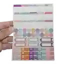 Stickers Pasteles 4 Hojas Especiales Para Planners Y Calendarios De Planificación