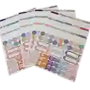 Stickers Pasteles 4 Hojas Especiales Para Planners Y Calendarios De Planificación