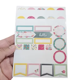 Stickers Flores 4 Hojas