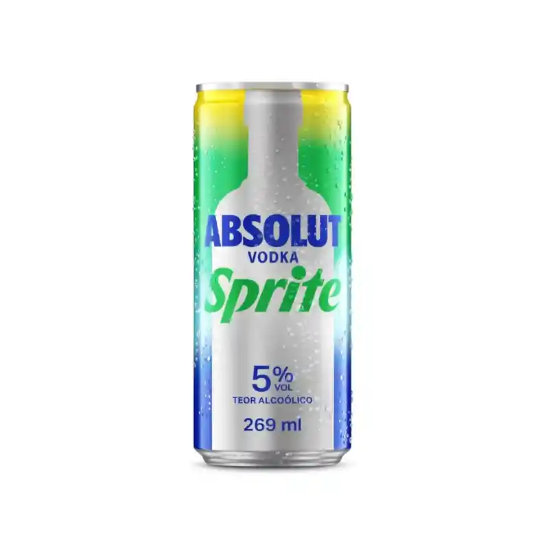 Vodka Absolut Sprite 5º 269 Ml