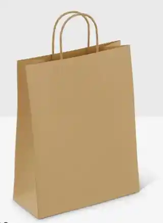 Bolsa De Regalo Lisa Kraft 33x24x8