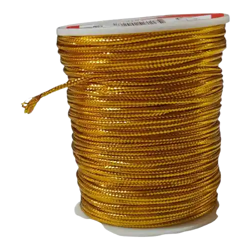 Hilo Cordon Dorado 2mm X 50mtrs Navidad Adornos