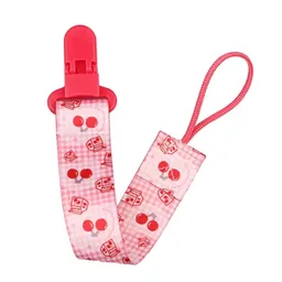 Porta Chupete De Cinta Clips De Tela Para Bebe Afirma Tete (cereza)
