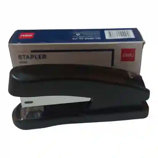 Corchetera Deli Mediana Mas 1000 Corchetes Negro