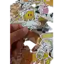 Set De Stickers Gatos Kawaii 52piezas 5x5cm