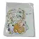 Set De Stickers Gatos Kawaii 52piezas 5x5cm