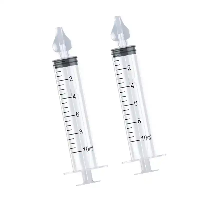 Jeringa Pack 2 Aspirador Nasal Para Lavado Mocos Nariz Bebe