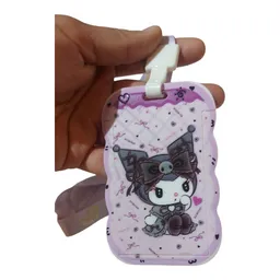 Portacredencial Kawaii Personajes Sanrio Kuromi