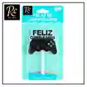 Vela Gamer Control Consola Feliz Cumpleaños 10cm Videojuegos - Regalos Chic