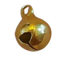 Cuentas Cascabeles Metalicos 1,2cm Pack 4 Unds Doradas