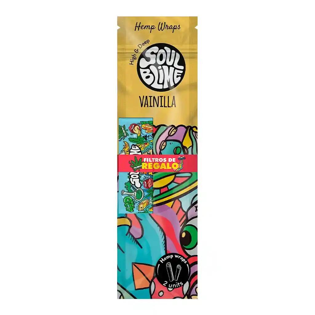 Blunt Soulblime Hemp Wrap X2 Vainilla