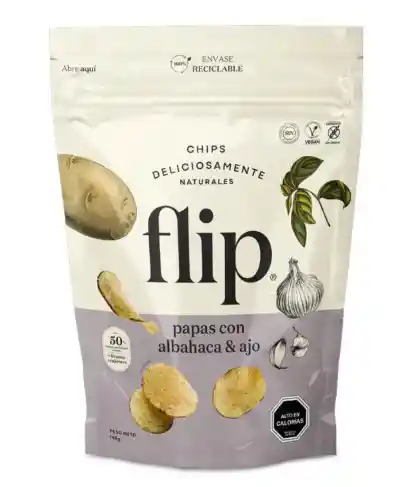 Papa Ajo Albahaca Flip