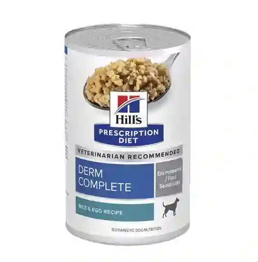 Alimento Humedo Perro Hills Derm Complete Lata 368gr