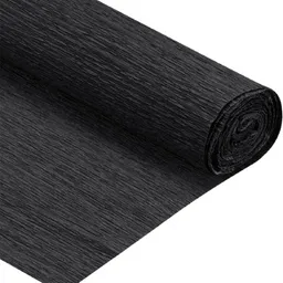 Papel Crepe Negro 50 X 200 Cms