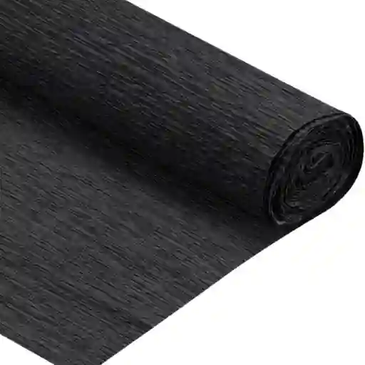 Papel Crepe Negro 50 X 200 Cms