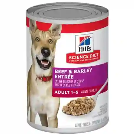 Alimento Humedo Perro Hills Adult Beef And Barley 368gr