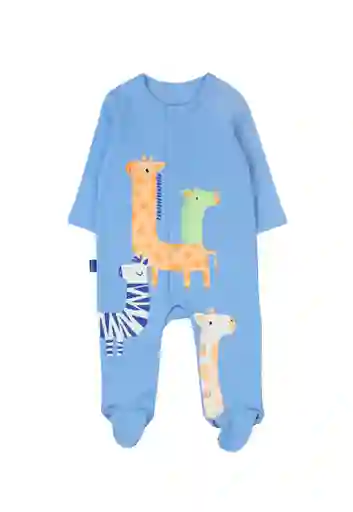 Osito Newborn Niño Algodón Holiday 114 Azul 6m