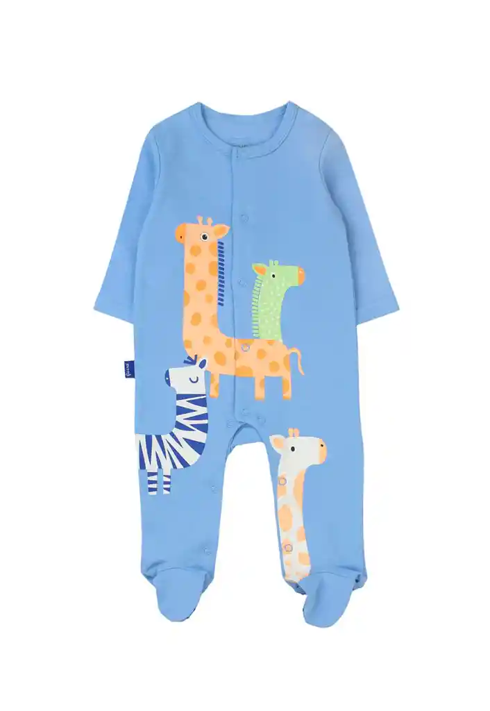 Osito Newborn Niño Algodón Holiday 114 Azul 6m