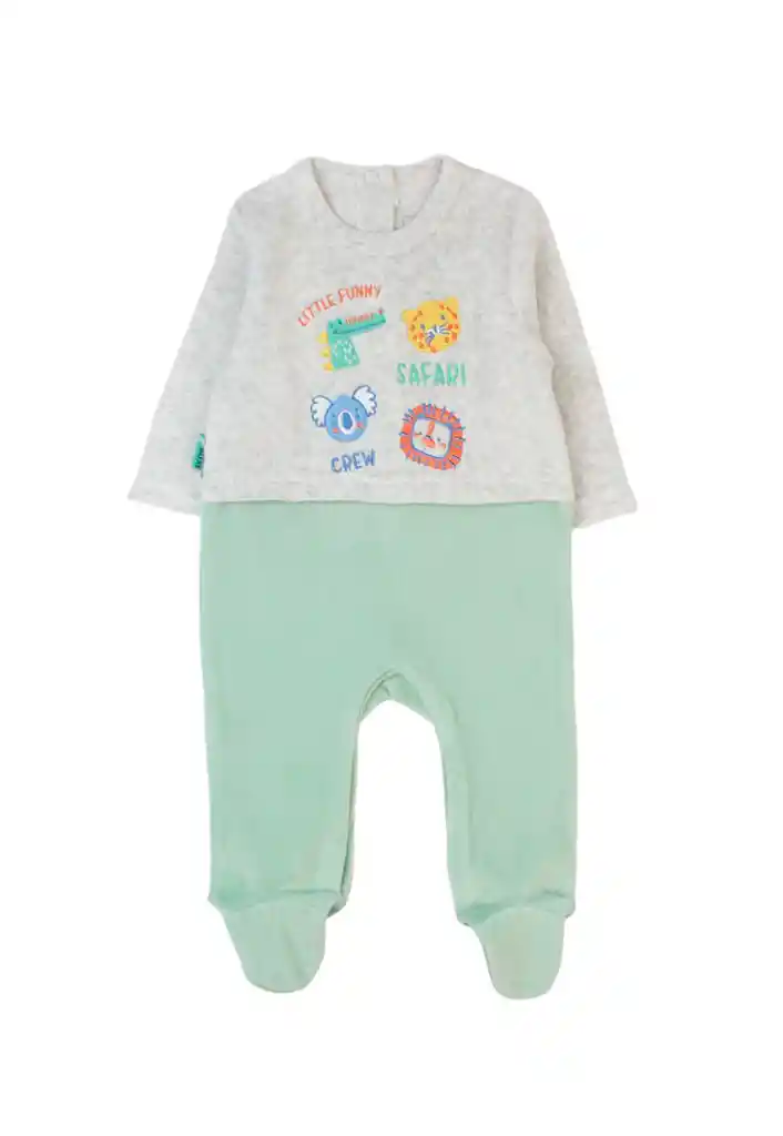 Osito Newborn Niño Plush Spirit 113 Gris Melange 6m