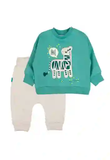 Buzo Newborn Niño Algodón Holiday 110 Esmeralda 3m