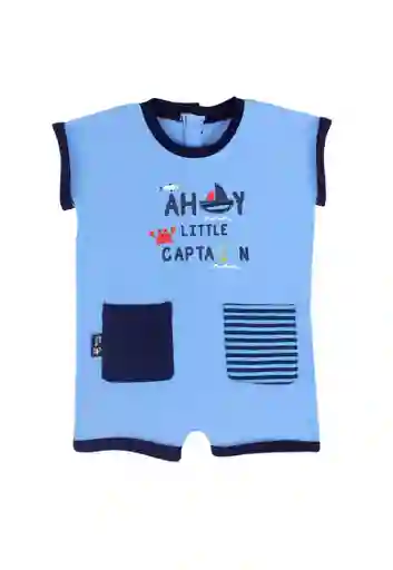 Enterito Newborn Niño Algodón Essence 106 Azulino 3m