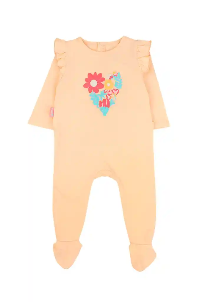 Osito Newborn Niña Algodón Holiday 129 Damasco Claro 6m