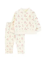Conjunto Newborn Niña Franela Spirit 124 Crudo 6m