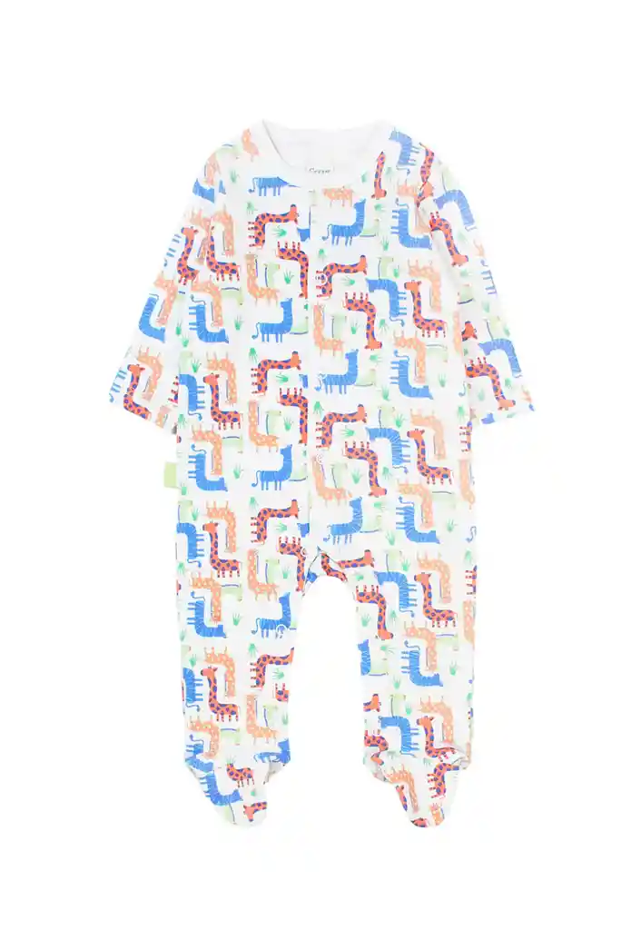 Pijama Newborn Niño Algodón Holiday 116 Blanco 1m