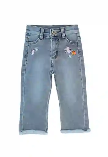 Jeans Bb Niña Flare Essence 195 Azul 3/6