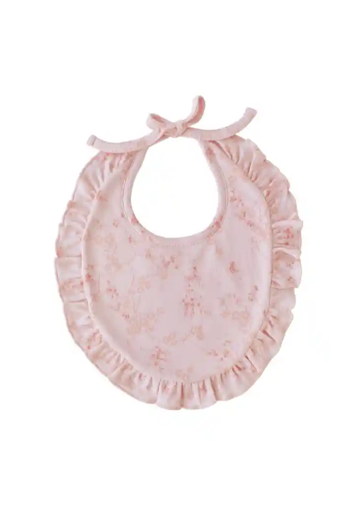 Warmi Babero Con Bobo Rosa Blossom