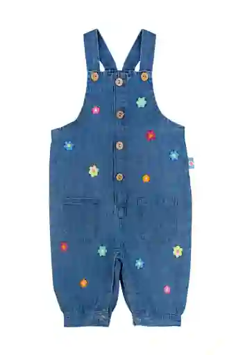 Jardinera Bb Niña Mezclilla Spirit 214 Azul 3/6