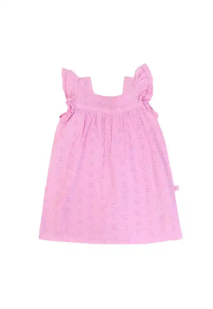 Vestido Bb Niña Broderie Essence 206 Malva 18/24