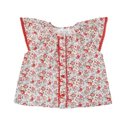 Warmi Blusa Begoñia Fflores Roja 0a3