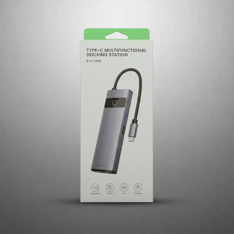 Adaptador Usb C 8 En 1