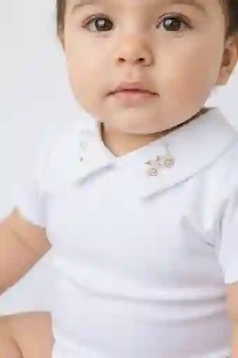 Warmi Bodie Daniel Mc Bordado Carrito Beige 2 Años