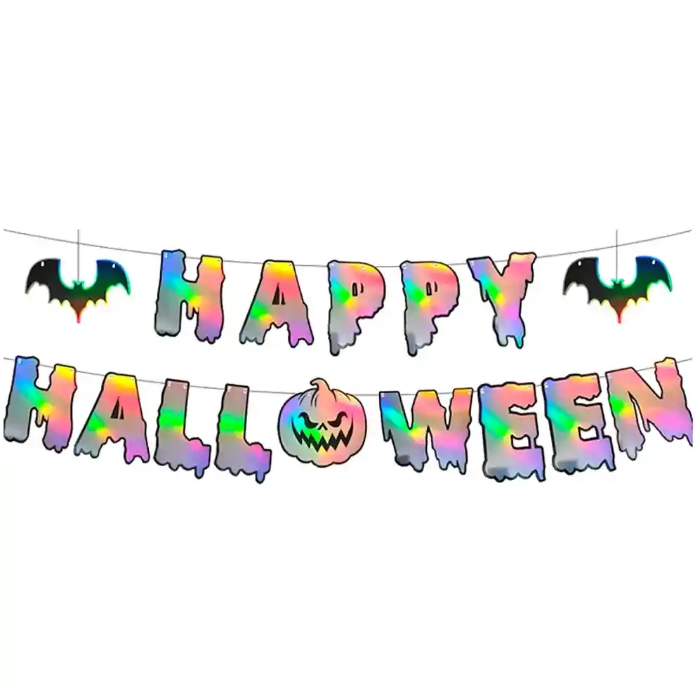 Guirnalda Calabazas Plateadas Tornasol 5m 1 Uni