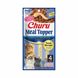 Inaba - Churu Meal Topper Para Gato Receta De Atun ( 4 Tubitos 56gr )