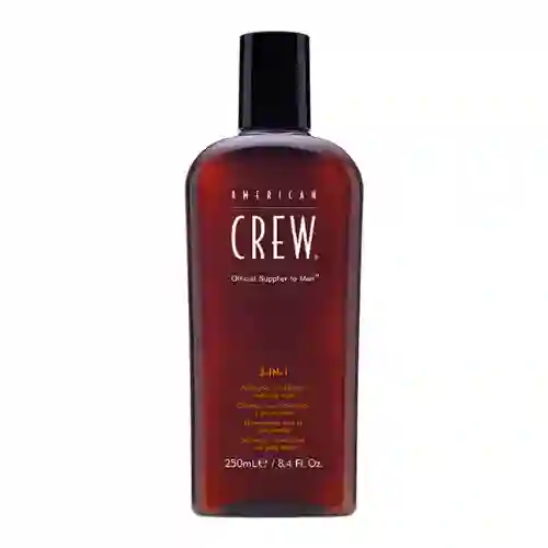 American Crew Classic 3 In 1 250 Ml - Shampoo, Acondicionador Y Body Wash